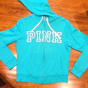 Ladies Pink Hoodie, Small